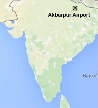 Akbarpur Airport Location