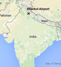 Bharkot Airport Location