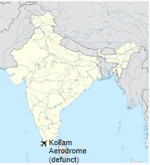 Kollam Airport Location