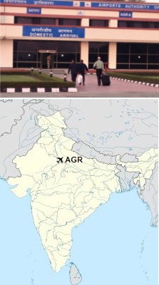 Agra Airport Terminal & Location