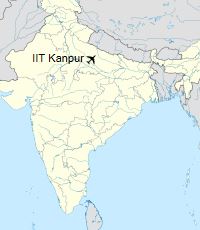 IIT Kanpur Airport Location