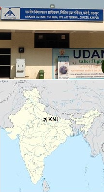 Kanpur Airport Terminal & Location